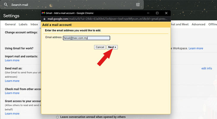 how to open my domain email in gmail